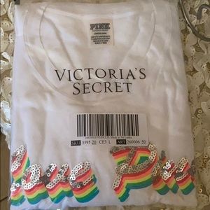Pink / Victoria’s Secret Long sleeve campus tee
